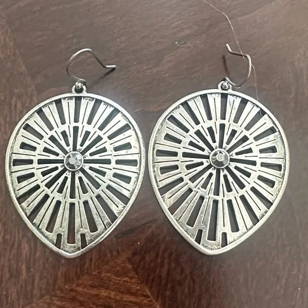 Lucky Brand Brushed Boho Filigree Dangling Earrings